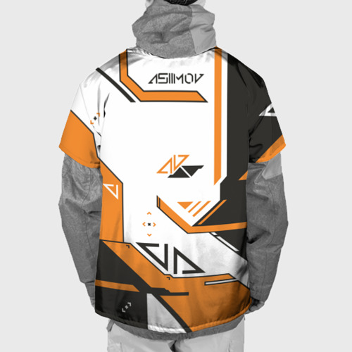 Накидка на куртку 3D cs go Asiimov, цвет 3D печать - фото 2