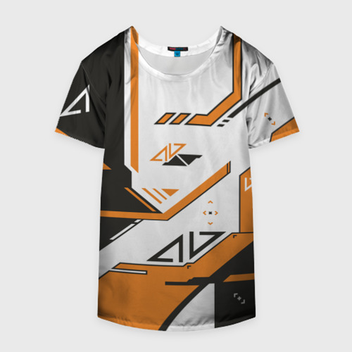 Накидка на куртку 3D cs go Asiimov, цвет 3D печать - фото 4