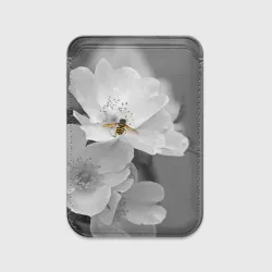 Картхолдер Magsafe магнитный Пчела на цветах