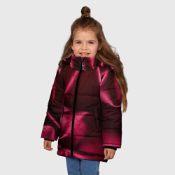 Зимняя куртка для девочек 3D Текстура - фото 2