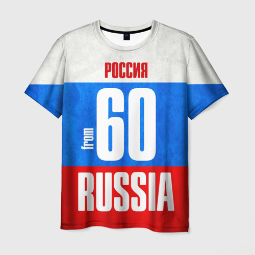 Мужская футболка 3D Russia (from 60), цвет 3D печать