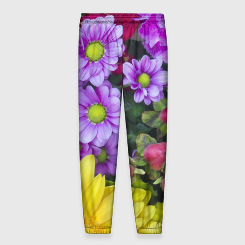 Мужские брюки 3D Роскошные цветы, цвет 3D печать - фото 2