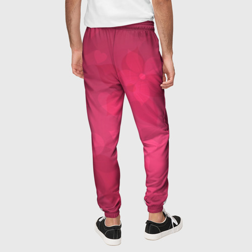 Мужские брюки 3D Цветы, цвет 3D печать - фото 5