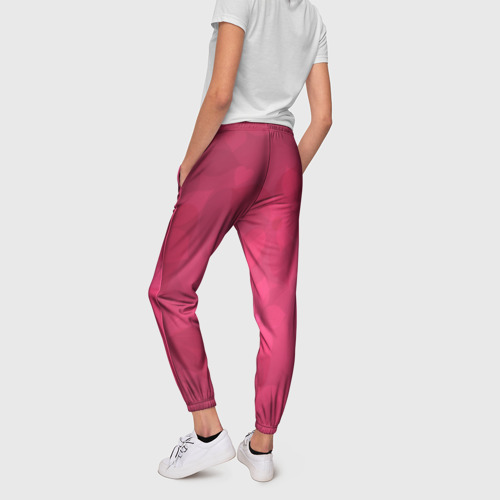 Женские брюки 3D Цветы, цвет 3D печать - фото 4
