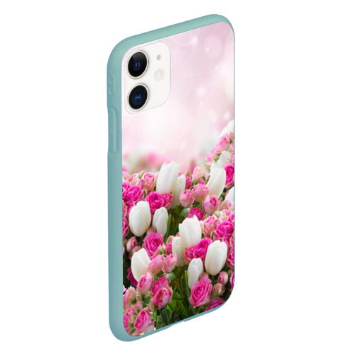 Чехол для iPhone 11 матовый Нежные розы Фото 01 Чехол для iPhone 11 матовый Нежные розы Фото 01