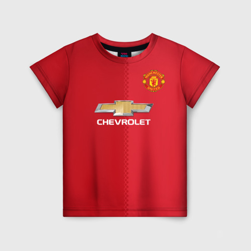 Детская футболка 3D Манчестер Юнайтед форма