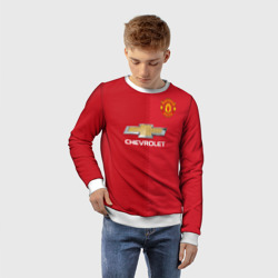 Детский свитшот 3D Манчестер Юнайтед форма - фото 2