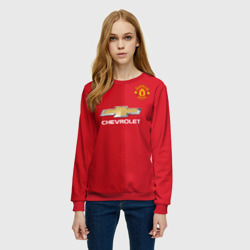 Женский свитшот 3D Манчестер Юнайтед форма - фото 2