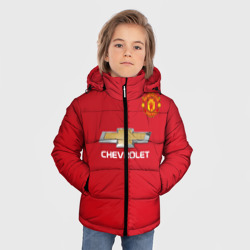 Зимняя куртка для мальчиков 3D Манчестер Юнайтед форма - фото 2