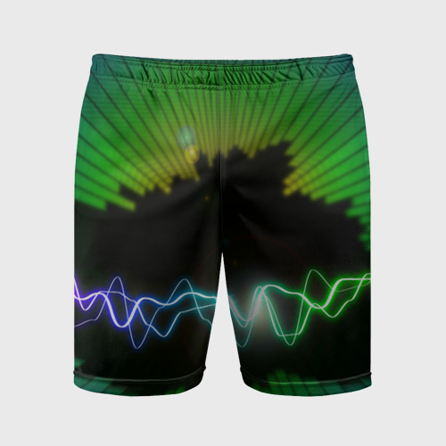 Мужские шорты спортивные Ритм, цвет 3D печать
