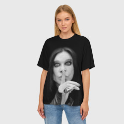 Женская футболка oversize 3D Ozzy Osbourne - фото 2