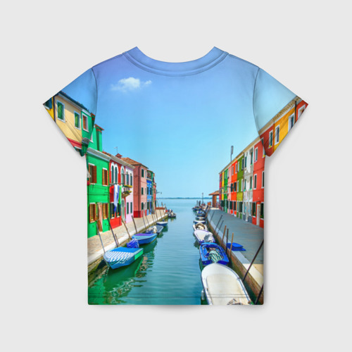 Детская футболка 3D Венеция, цвет 3D печать - фото 2