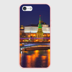 Чехол для iPhone 5/5S матовый Москва Кремль