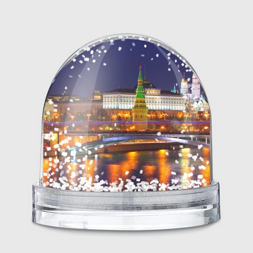 Игрушка Снежный шар Москва Кремль