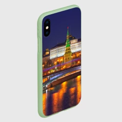 Чехол для iPhone XS Max матовый Москва Кремль - фото 2
