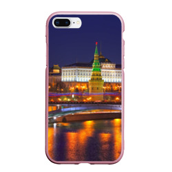 Чехол для iPhone 7Plus/8 Plus матовый Москва Кремль