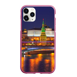 Чехол для iPhone 11 Pro матовый Москва Кремль