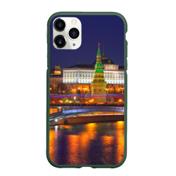 Чехол для iPhone 11 Pro Max матовый Москва Кремль
