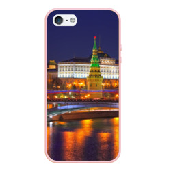 Чехол для iPhone 5/5S матовый Москва Кремль