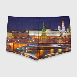 Мужские купальные плавки 3D Москва Кремль