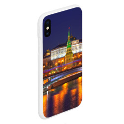 Чехол для iPhone XS Max матовый Москва Кремль - фото 2