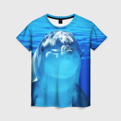 Дельфин – Женская футболка 3D с принтом купить со скидкой в -26%