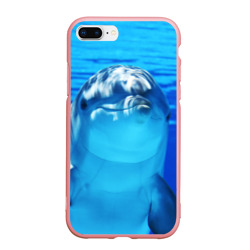Чехол для iPhone 7Plus/8 Plus матовый Дельфин