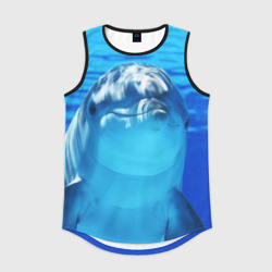 Мужская спортивная майка 3D Дельфин
