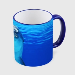 Кружка с полной запечаткой Дельфин