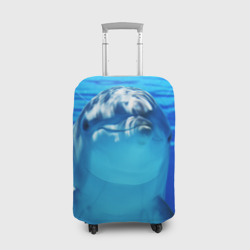 Чехол для чемодана 3D Дельфин