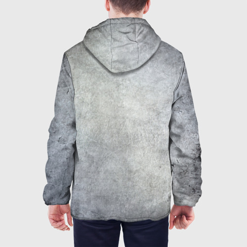Мужская куртка 3D Блич серый, цвет 3D печать - фото 5