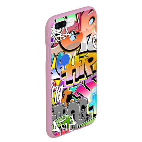 Чехол для iPhone 7Plus/8 Plus матовый Пикассо из будущего, цвет розовый - фото 3