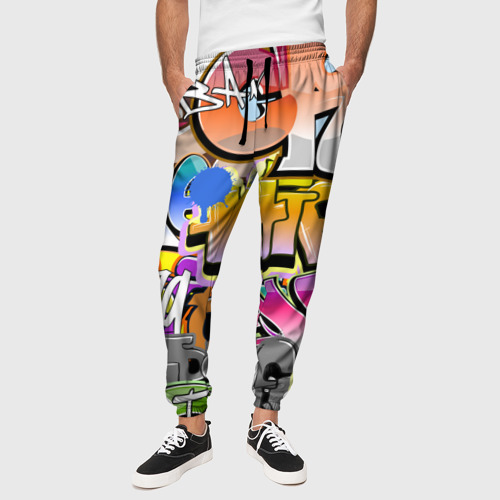 Мужские брюки 3D Пикассо из будущего, цвет 3D печать - фото 4