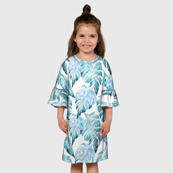 Детское платье 3D Листья - фото 2