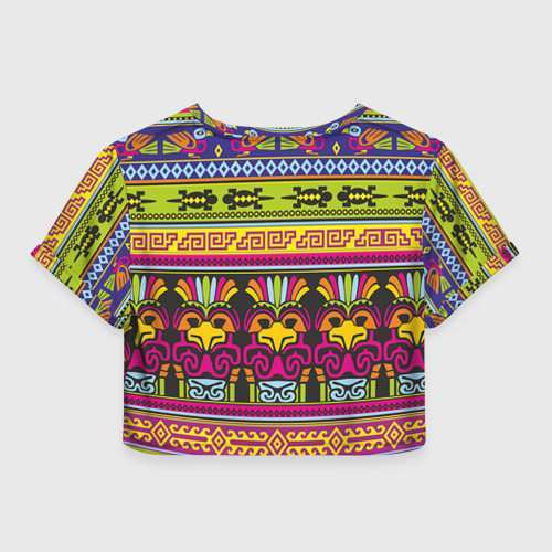 Женская футболка Crop-top 3D Мексика, цвет 3D печать - фото 2