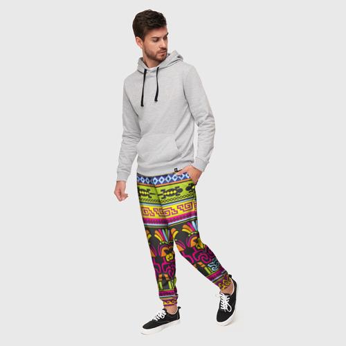 Мужские брюки 3D Мексика, цвет 3D печать - фото 3