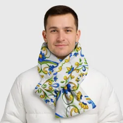 Шарф-пуховик 3D Майолика - фото 2