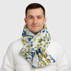 Шарф-пуховик 3D Майолика - фото 2