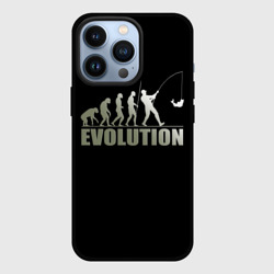 Чехол для iPhone 13 Pro Эволюция рыбака