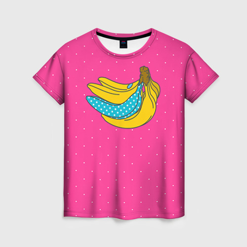 Женская футболка 3D Банан 2, цвет 3D печать