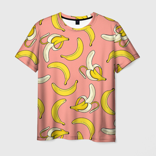 Мужская футболка с принтом Банан 1, вид спереди №1