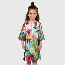 Детское платье 3D Зелень - фото 2