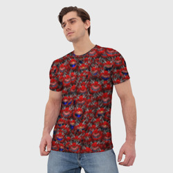 Мужская футболка 3D Какодемоны pixel-art - фото 2