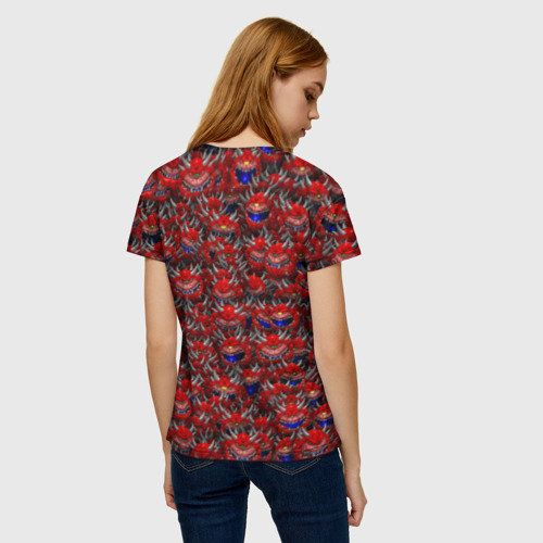 Женская футболка 3D Какодемоны pixel-art - фото 4