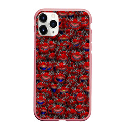 Чехол для iPhone 11 Pro Max матовый Какодемоны pixel-art