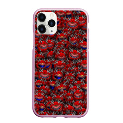 Чехол для iPhone 11 Pro Max матовый Какодемоны pixel-art