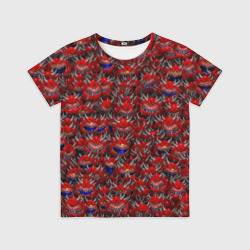 Детская футболка 3D Какодемоны pixel-art