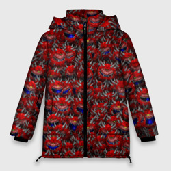 Женская зимняя куртка Oversize Какодемоны pixel-art