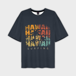 Мужская футболка oversize 3D Hawaii