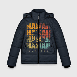 Зимняя куртка для мальчиков 3D Hawaii